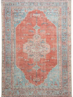 Ranjanpur Vintage-Teppich, Rot