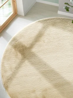 Ranua Kunstfell-Teppich, Creme
