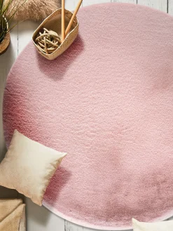 Ranua Kunstfell-Teppich, Rose