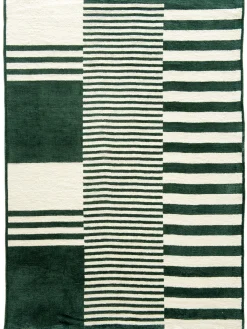 Raya Moderner Teppich, Meeresgrün
