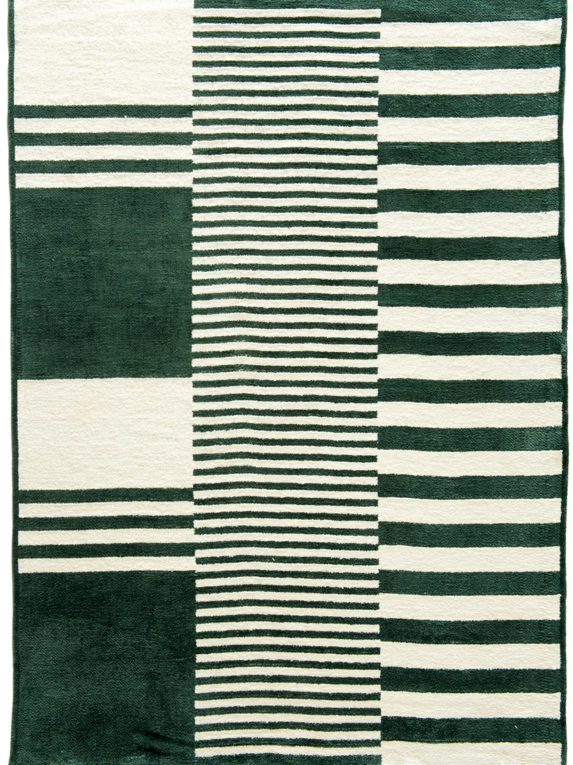 Raya Moderner Teppich, Meeresgrün