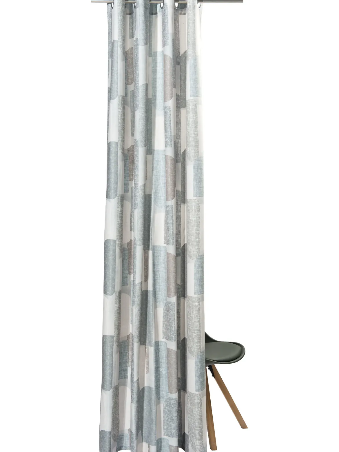 Retoro Ösenschal, Braun/Grau/Creme/Beige