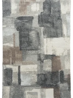 Riverton Moderner Teppich, Grau