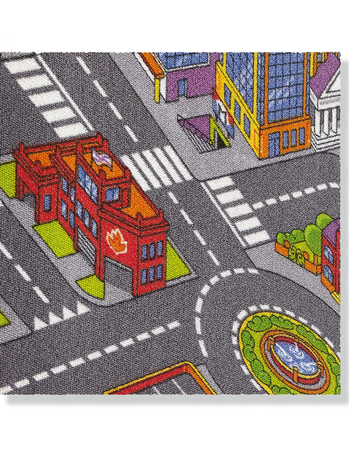 Road Kinderzimmer-Teppichboden, Multicolor 97