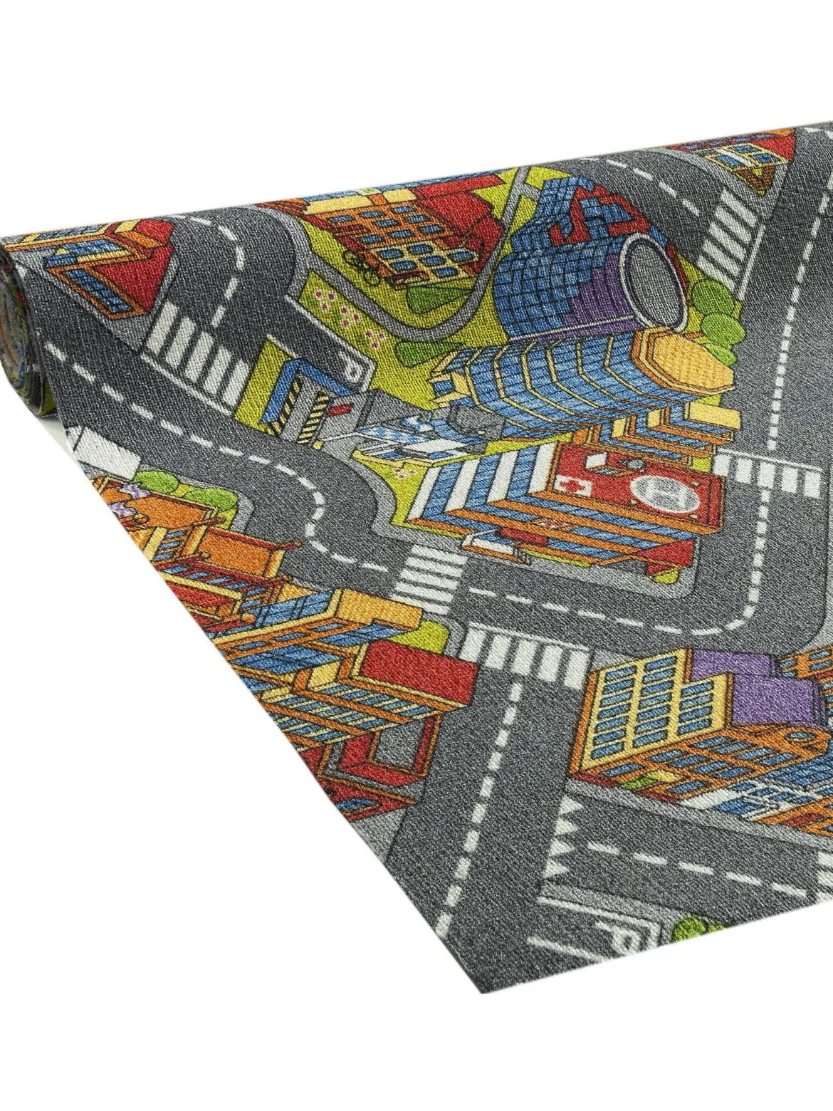 Road Kinderzimmer-Teppichboden, Multicolor 97