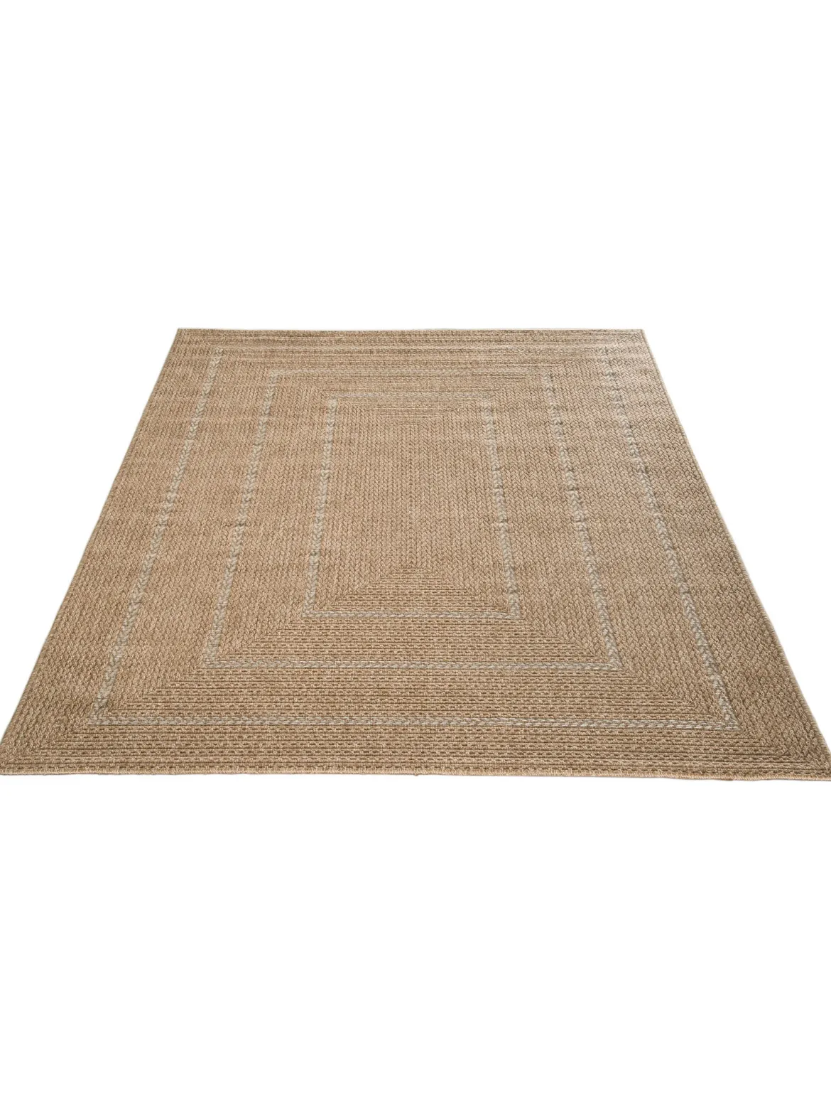 Roccapina Outdoor-Teppich, Braun/Weiss