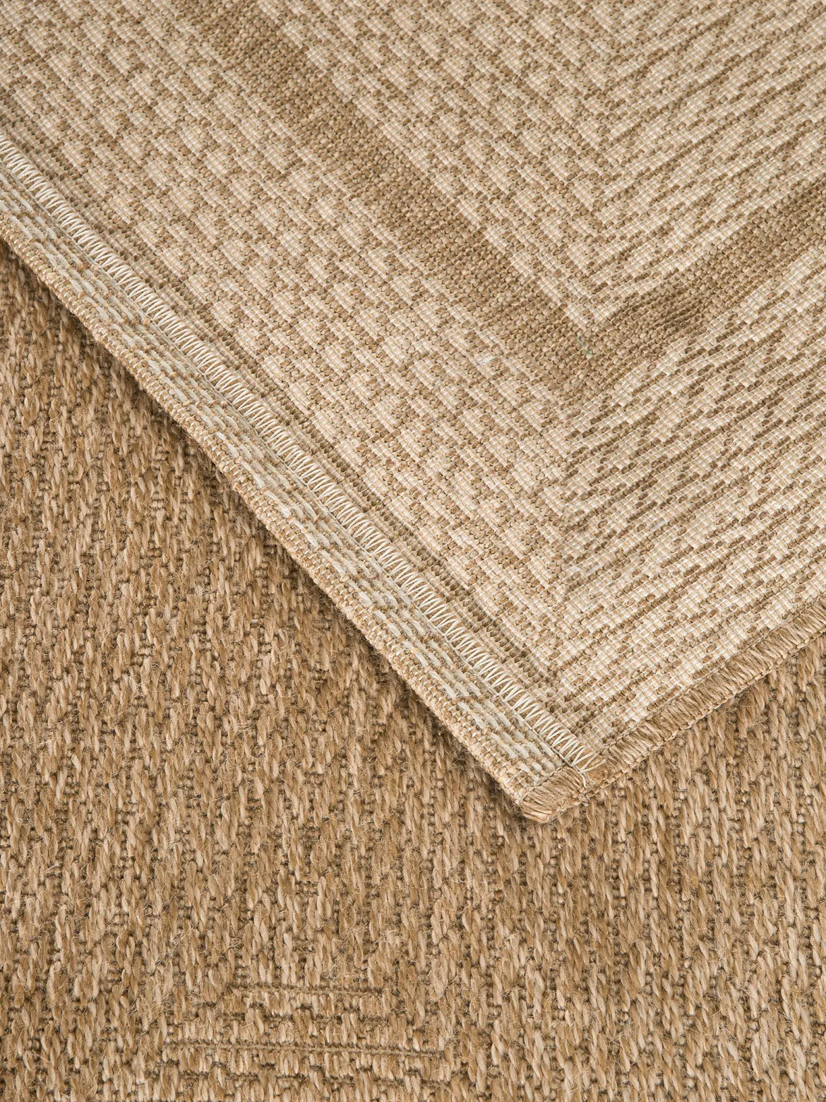 Roccapina Outdoor-Teppich, Braun/Weiss