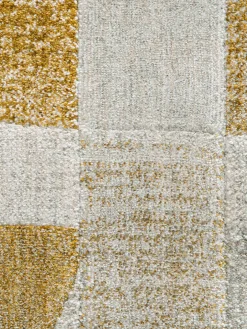 Rockledge Moderner Teppich, Gold-Grau
