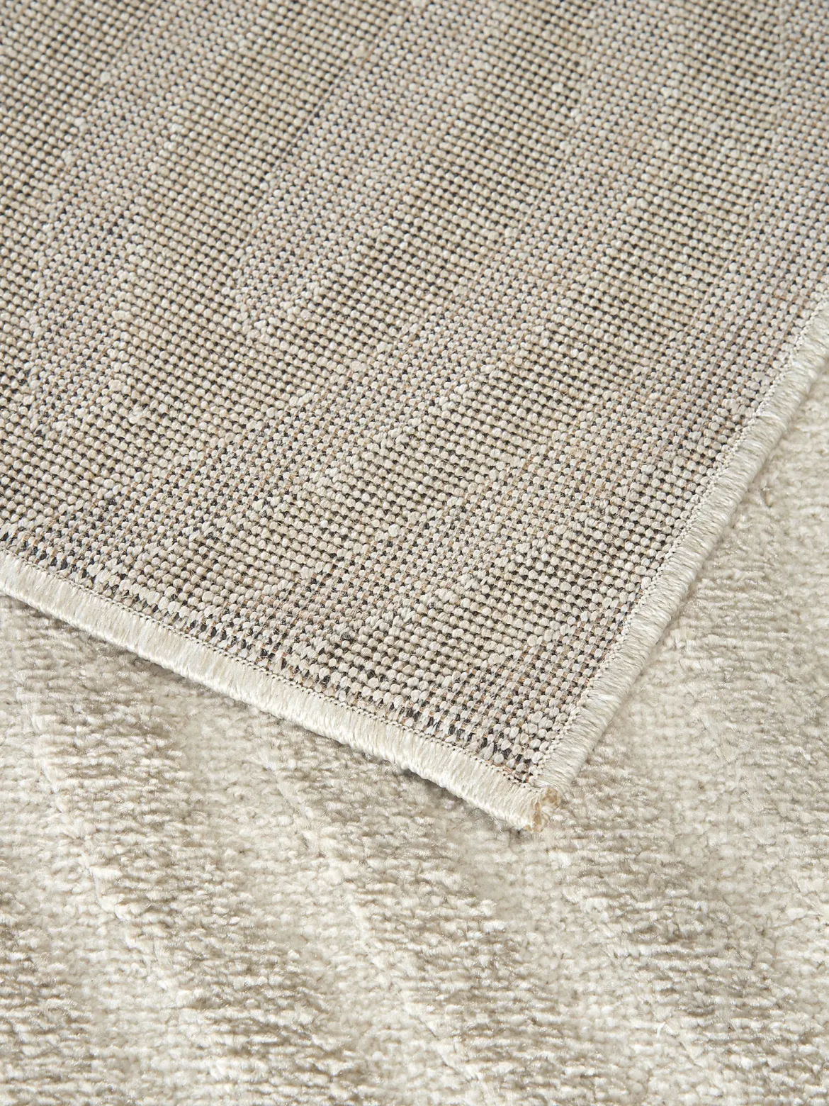 Rombo Moderner Teppich, Creme