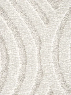 Rombo Moderner Teppich, Offwhite