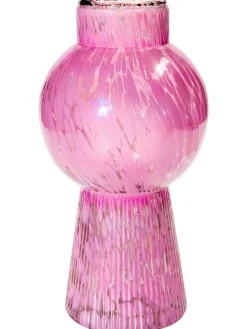 Rosella Vase, Pearlized Klarglas