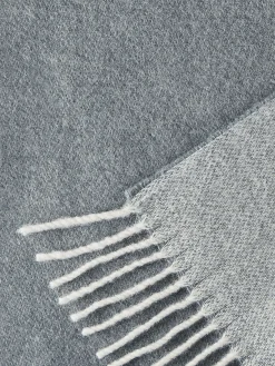 Runa Wolldecke, Offwhite/grau