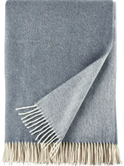 Runa Wolldecke, Offwhite/grau