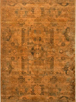 Saldala Vintage-Teppich, Orange
