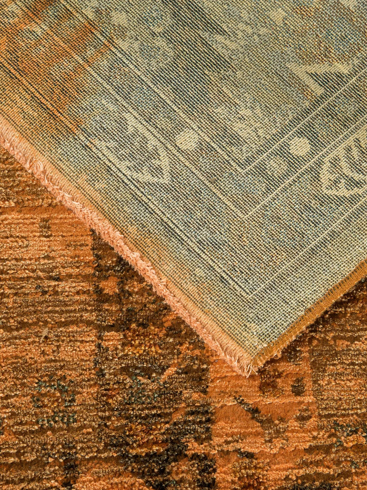 Saldala Vintage-Teppich, Orange