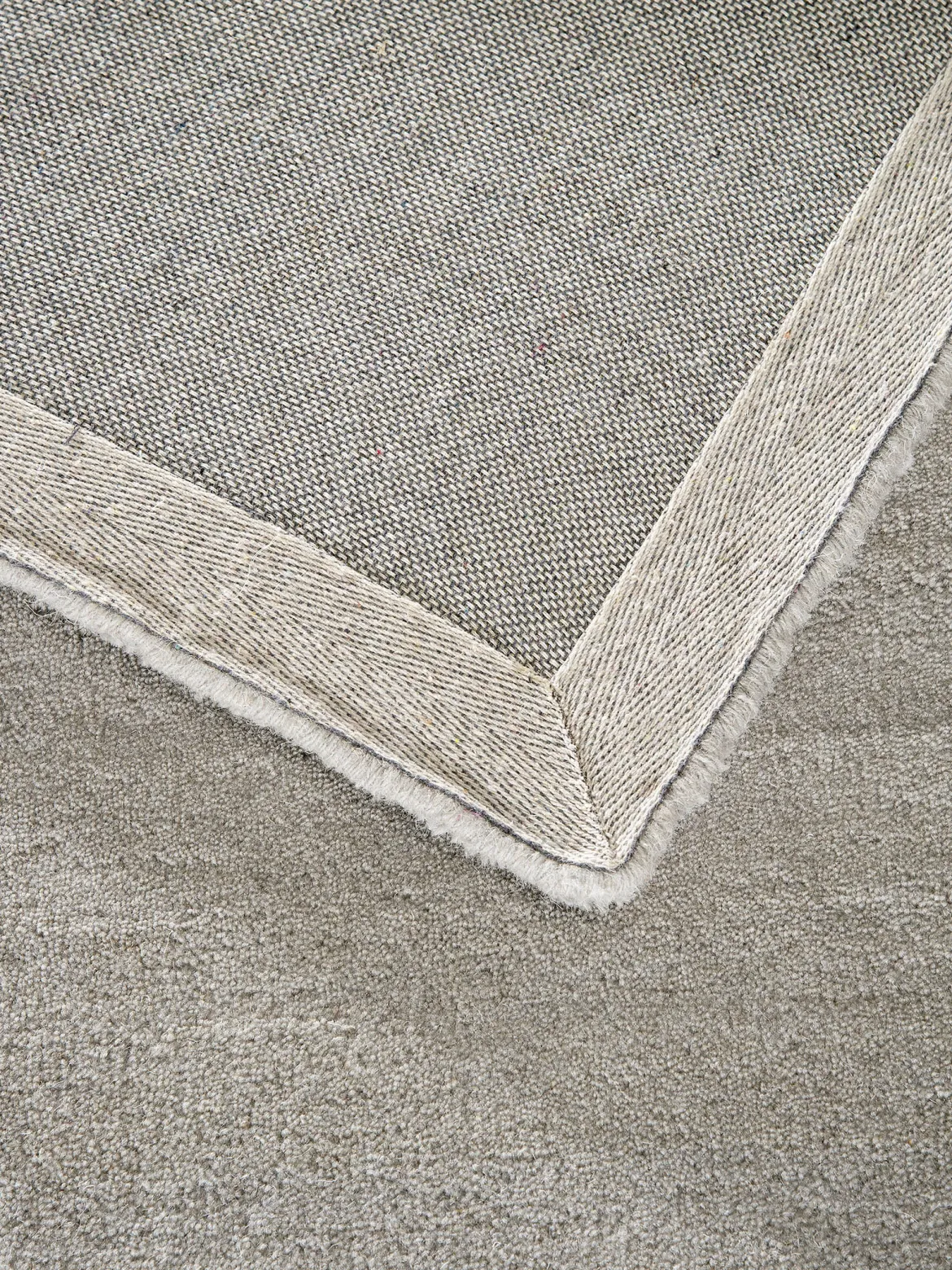 Salmour Woll-Teppich, Light Grey