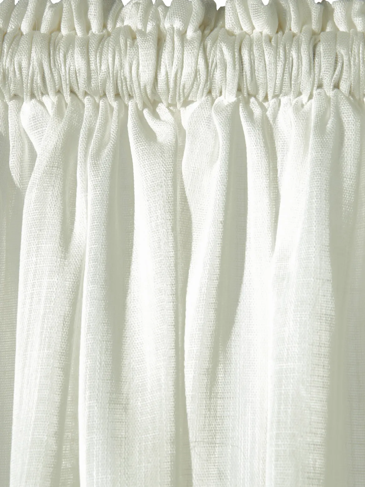 Sarona Vorhang mit Gardinenband, Taupe