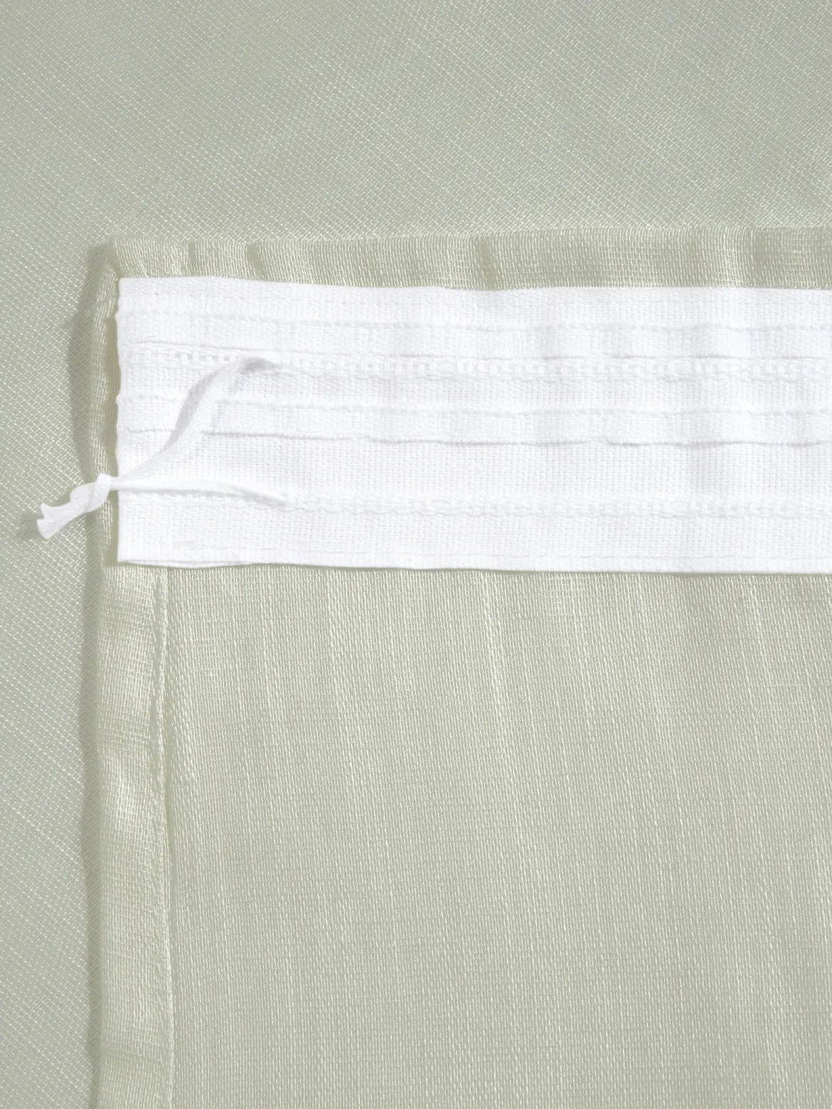 Sarona Vorhang mit Gardinenband, Taupe
