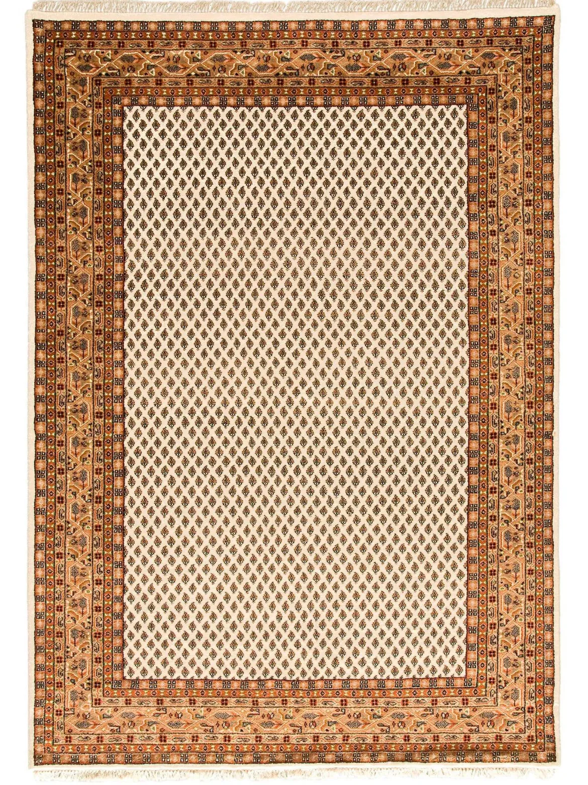 Sarough Mir Orient-Teppich, Creme