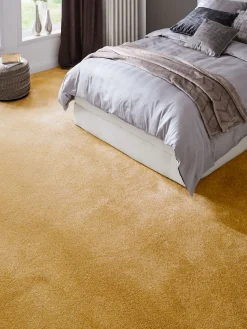 Satin Velours-Teppichboden, Honey 55