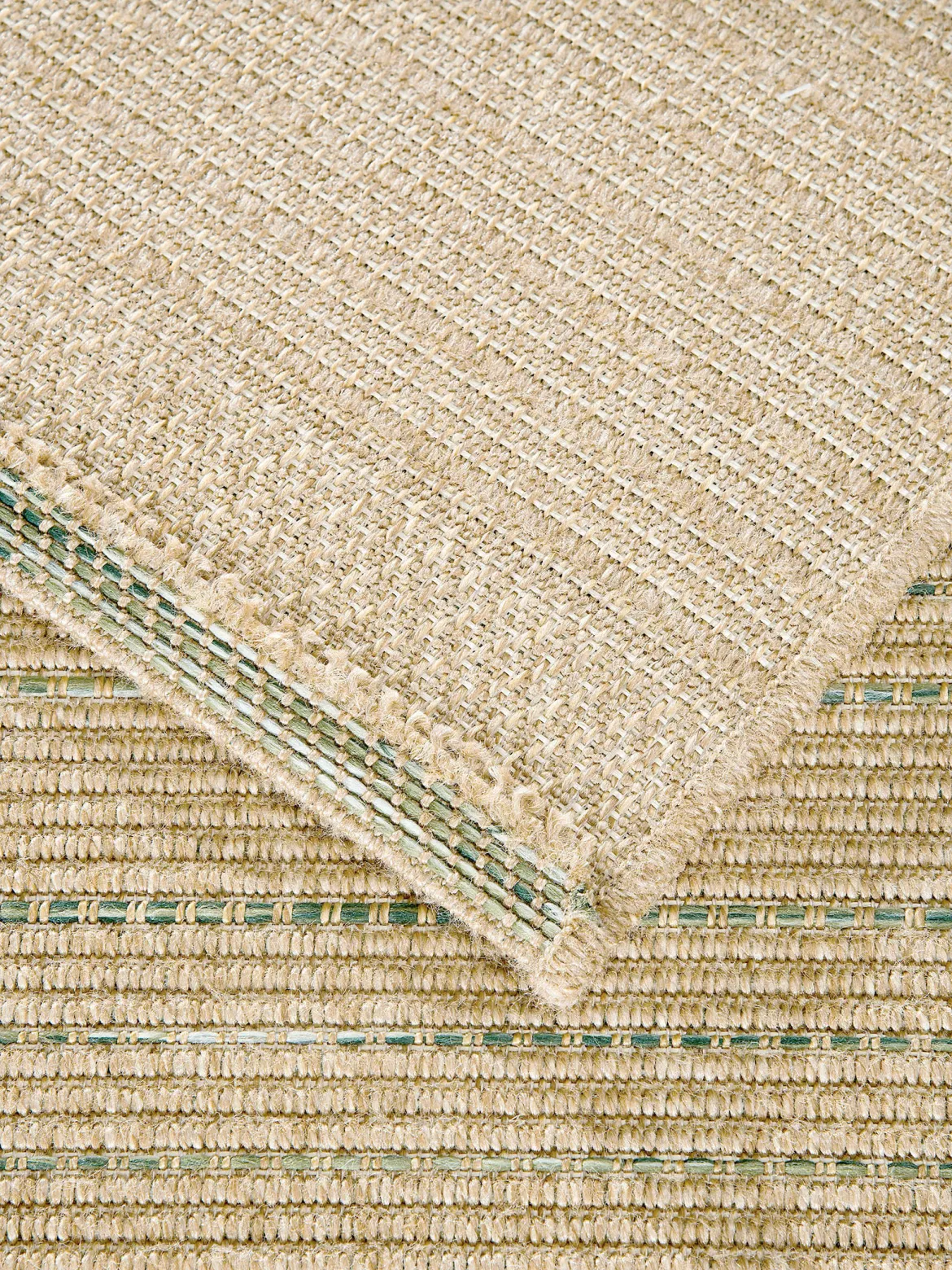 Savaneta Outdoor-Teppich, Natur/Grün