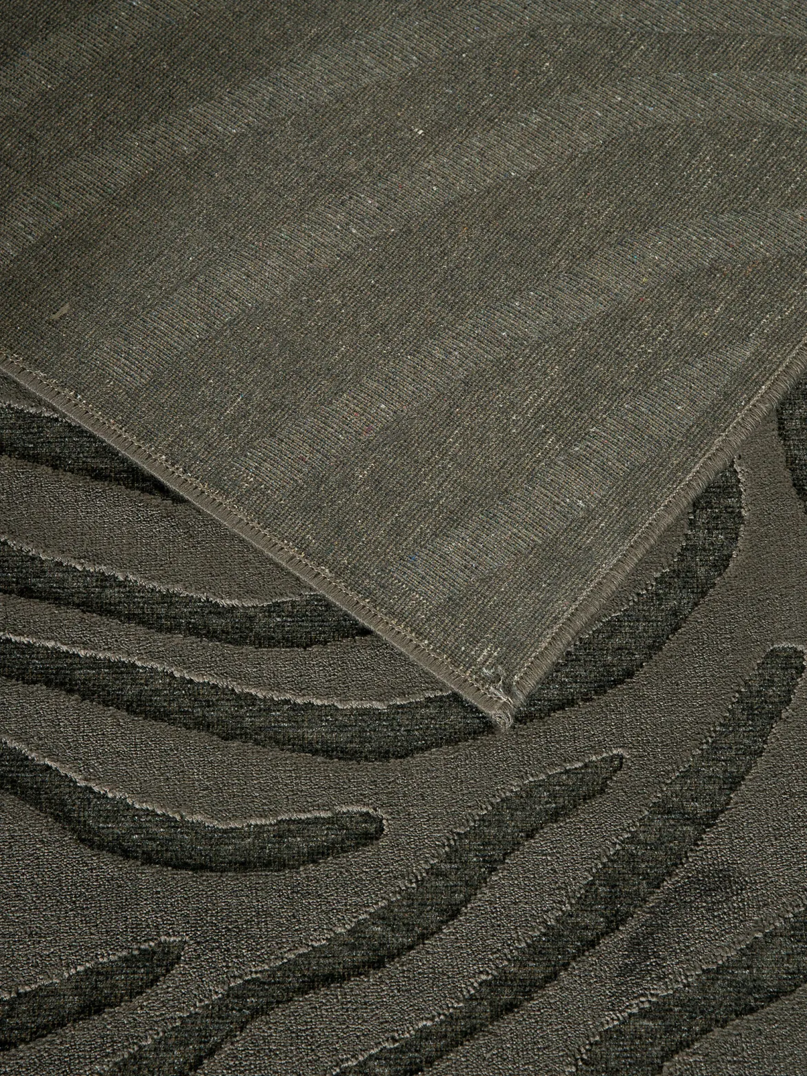 Savaro Moderner Teppich, Anthrazit