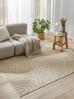 Savaro Moderner Teppich, Creme