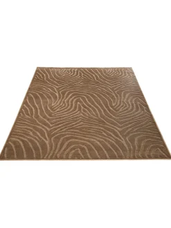 Savaro Moderner Teppich, Kupfer