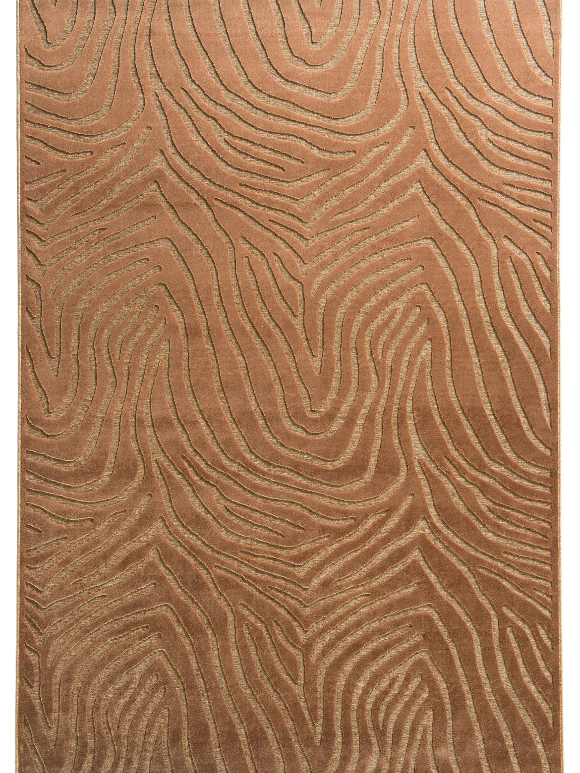 Savaro Moderner Teppich, Kupfer