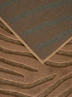 Savaro Moderner Teppich, Kupfer