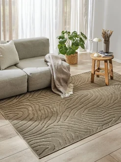 Savaro Moderner Teppich, Olive