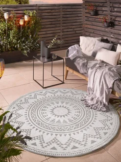 Savela Outdoor-Teppich, Creme