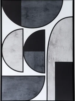 Scultura Bild, Schwarz/Grau