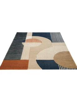 Sellano Moderner Teppich, Navy
