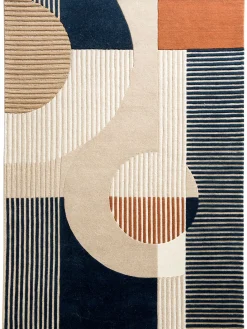 Sellano Moderner Teppich, Navy