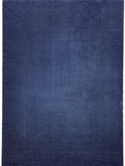 Sensation Hochflor-Teppich, Dunkelblau