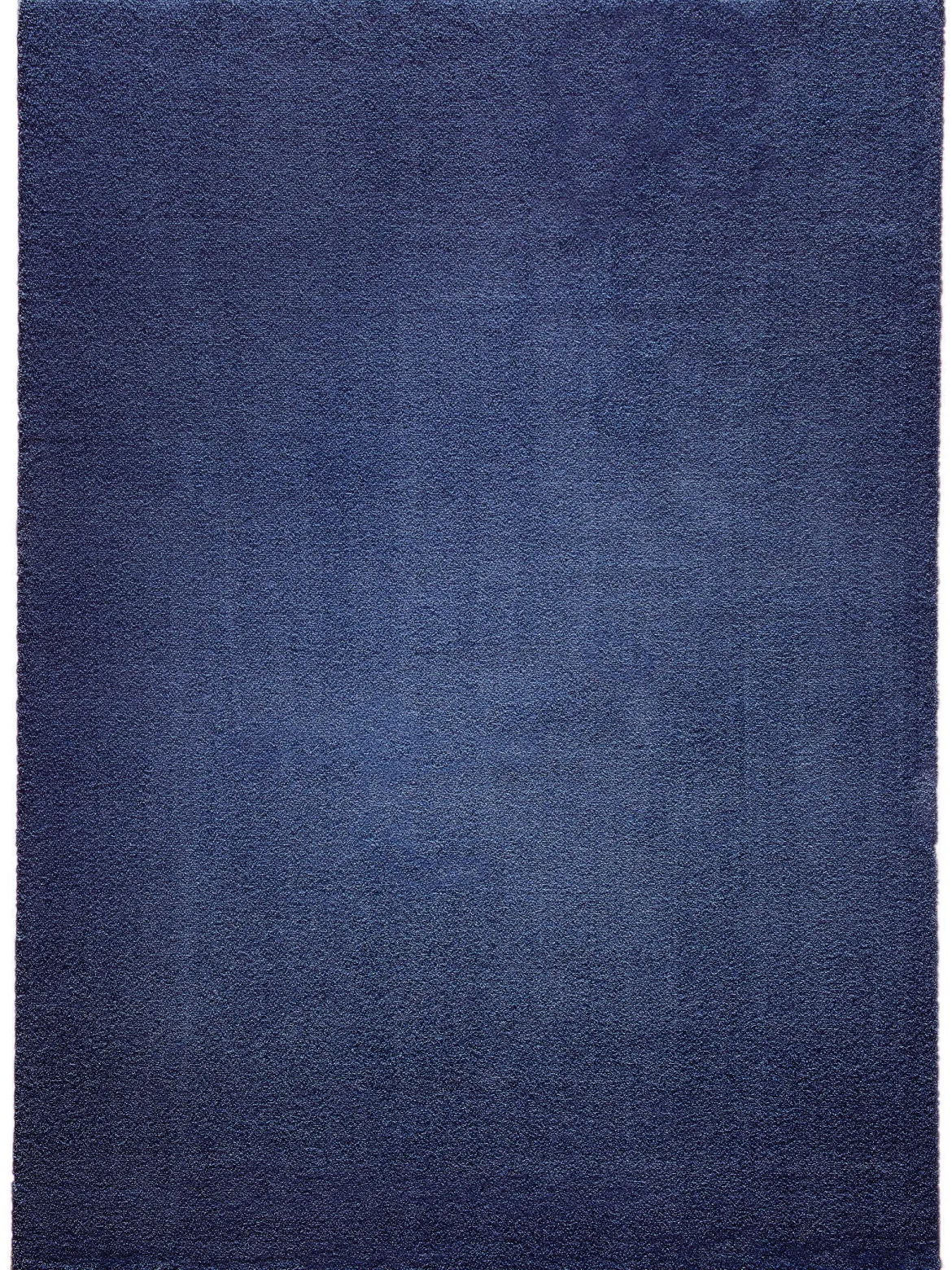 Sensation Hochflor-Teppich, Dunkelblau