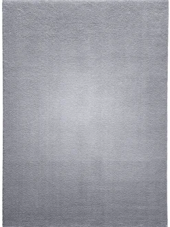 Sensation Hochflor-Teppich, Hellgrau