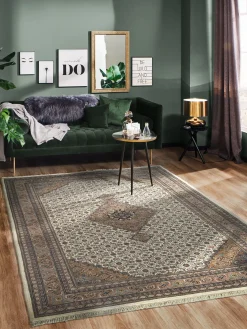 Shahpura Bidjar Orient-Teppich, Beige