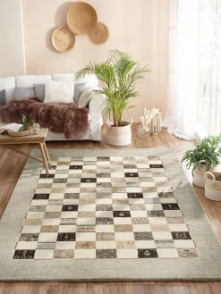 Shankapur Gabbeh-Teppich, Grey Natural