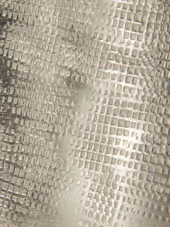 Silver Net Deko-Vase, Silber