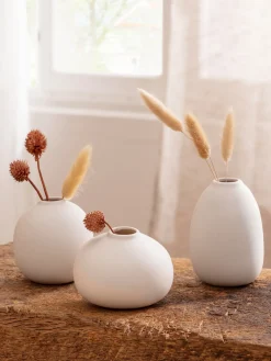 Silvy Vase, Weiss