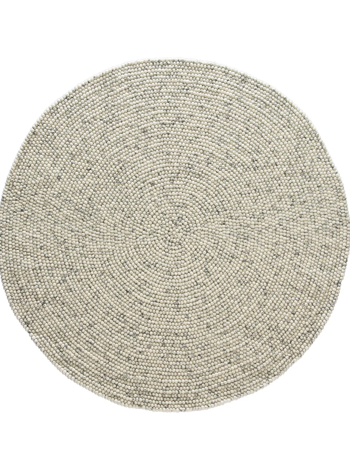 Smedby Filzkugel-Teppich, Grey Natural