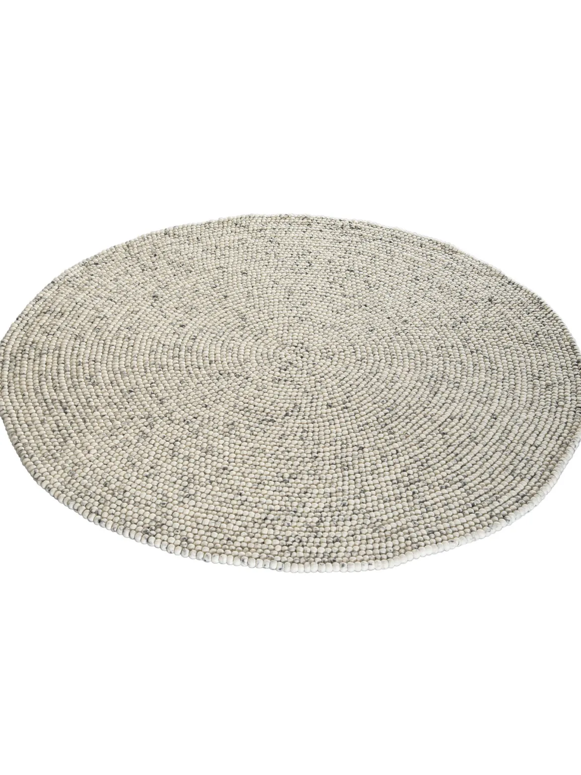 Smedby Filzkugel-Teppich, Grey Natural