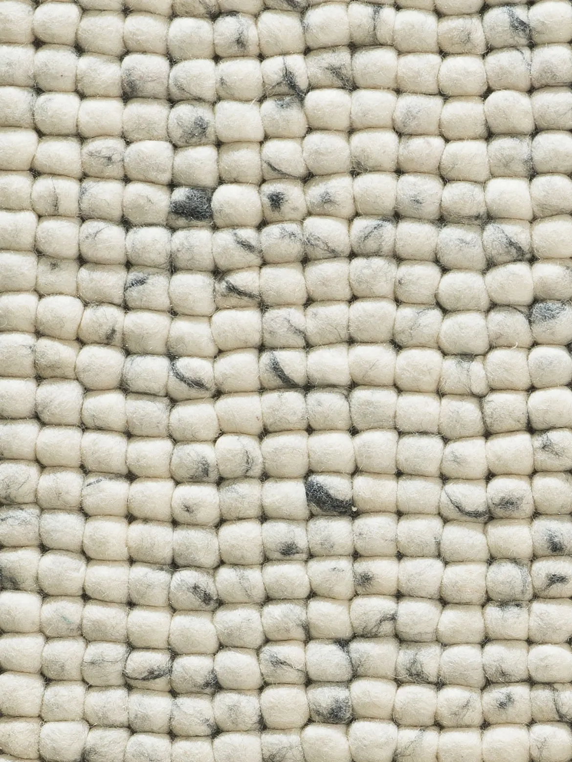 Smedby Filzkugel-Teppich, Grey Natural