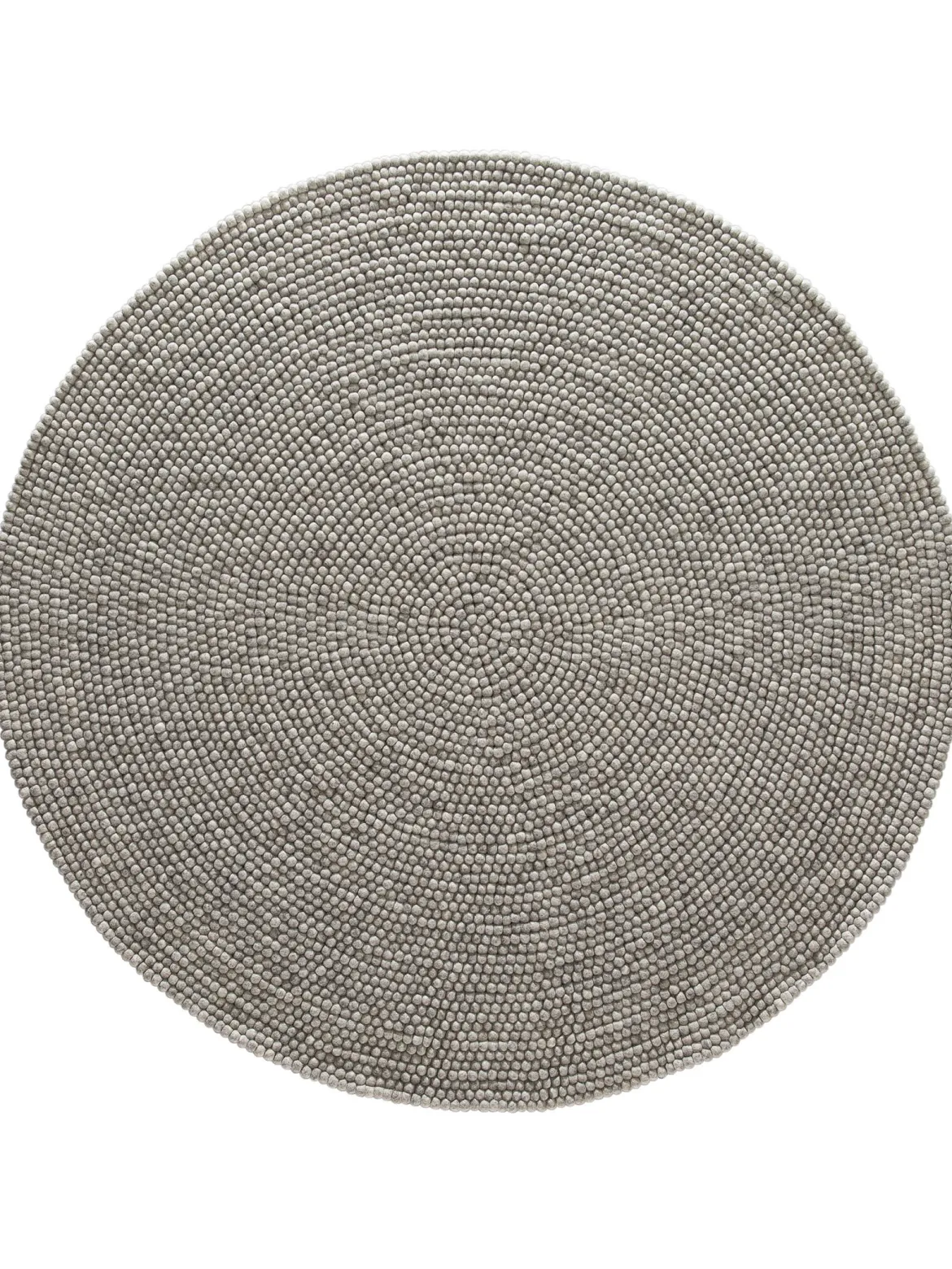Smedby Filzkugel-Teppich, Stone Grey