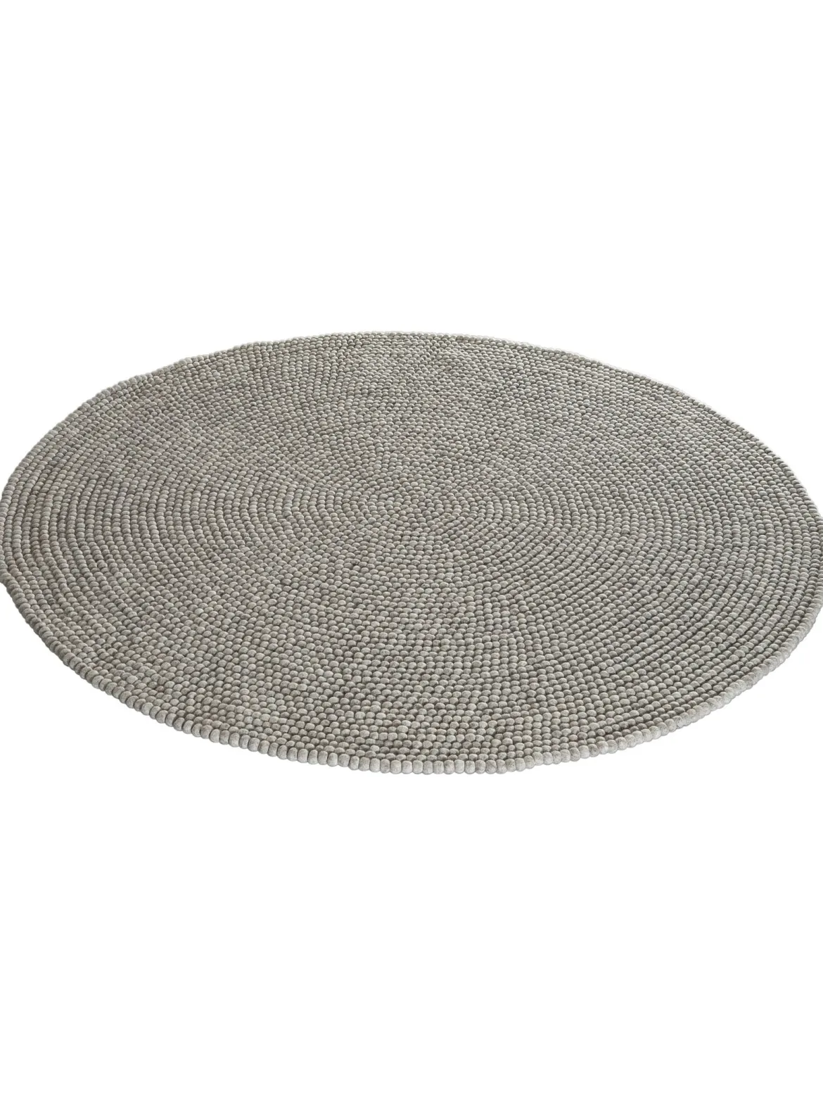 Smedby Filzkugel-Teppich, Stone Grey