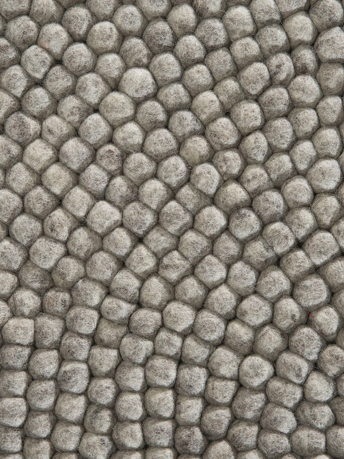 Smedby Filzkugel-Teppich, Stone Grey
