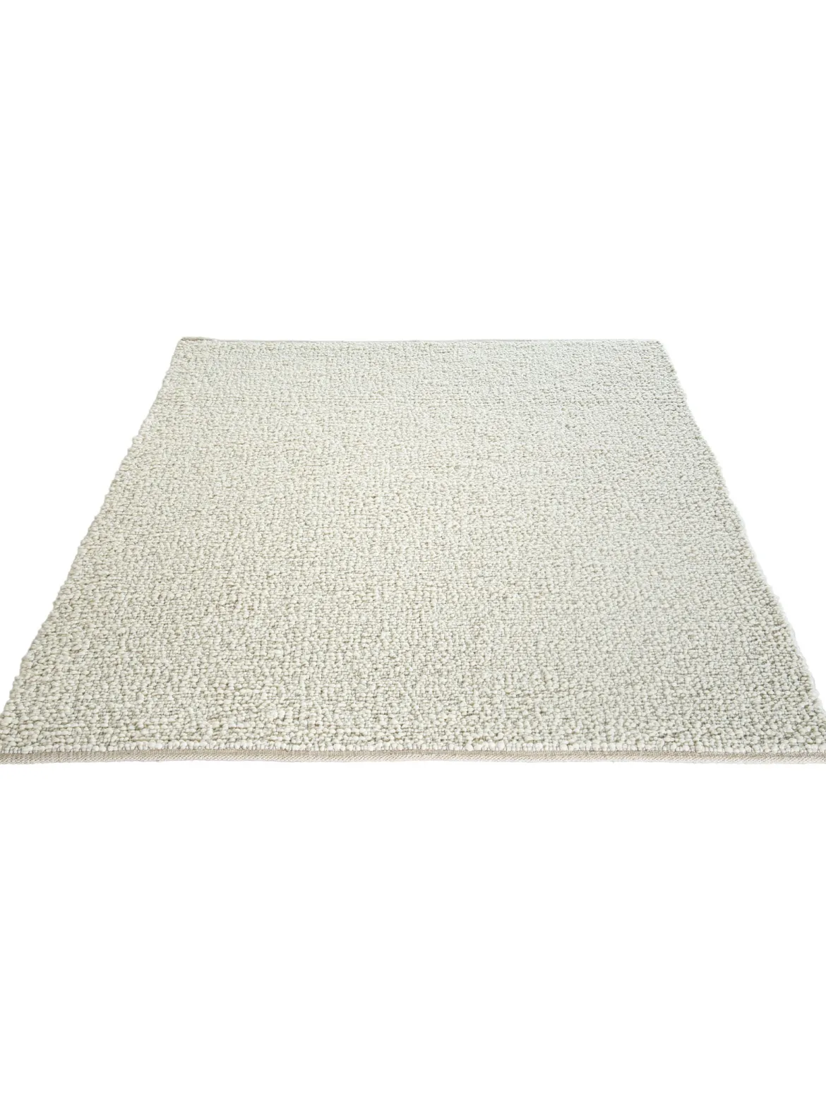 Solberga Woll-Teppich, Offwhite
