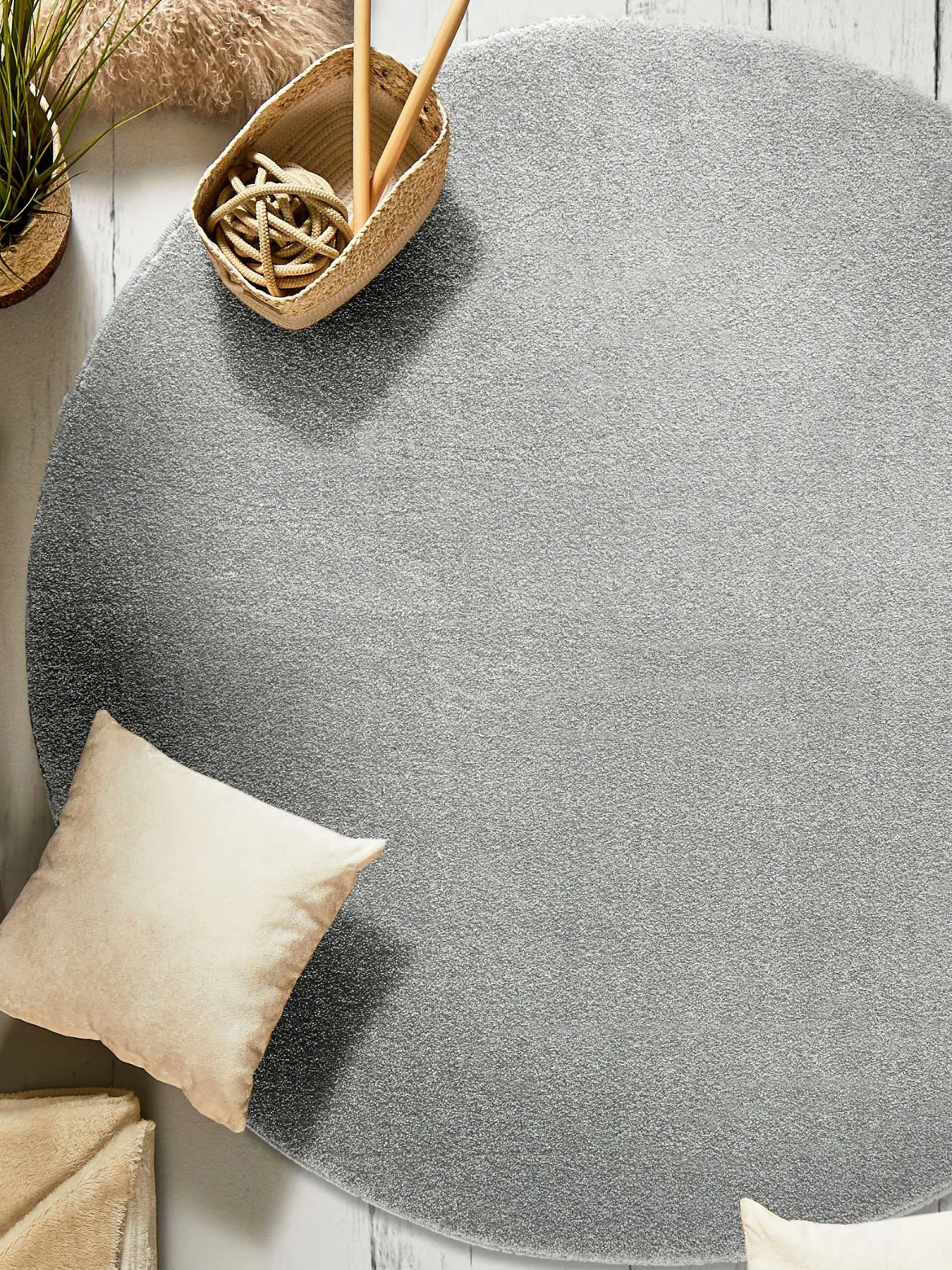 Sovereign Hochflor-Teppich, Silber